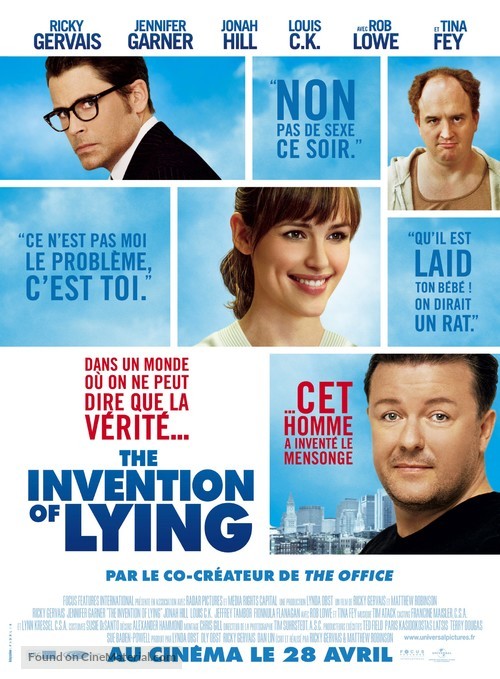 The Invention of Lying - French Movie Poster