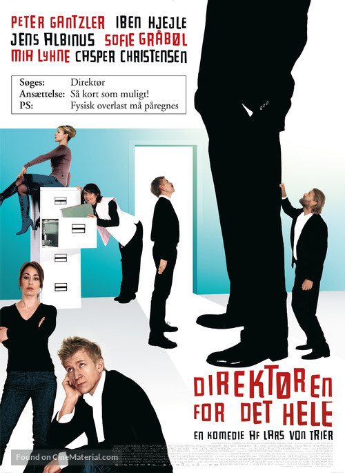 Direkt&oslash;ren for det hele - Danish Movie Poster