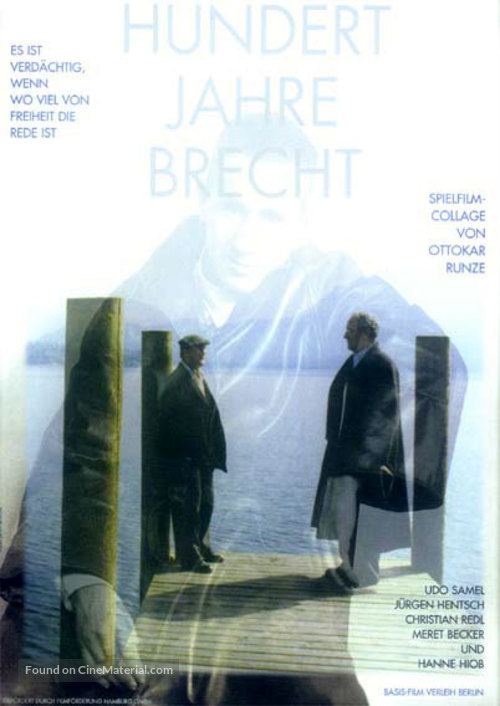 Hundert Jahre Brecht - German poster