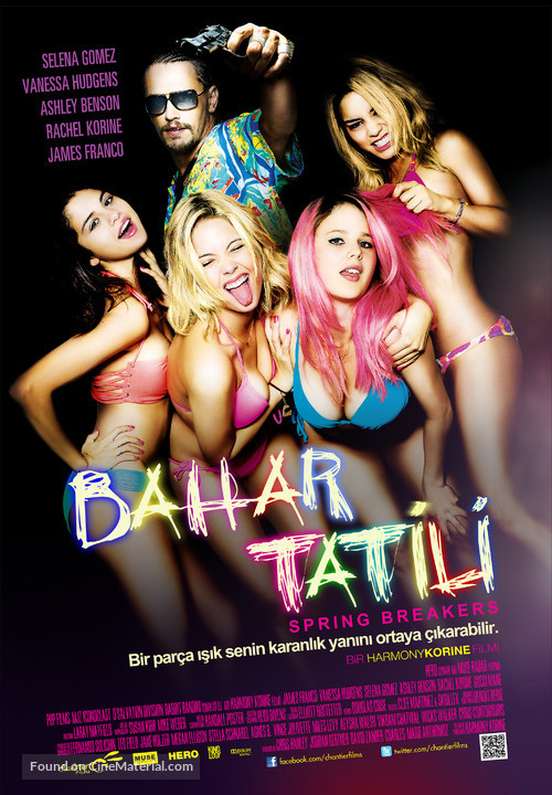 Spring Breakers - Turkish Movie Poster