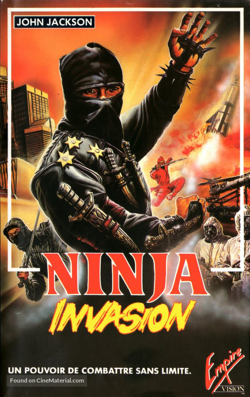 Ninja Destroyer - French VHS movie cover