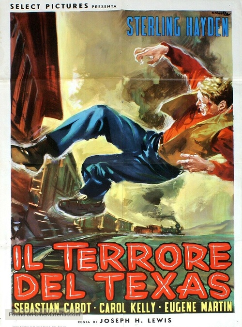 Terror in a Texas Town - Italian Movie Poster