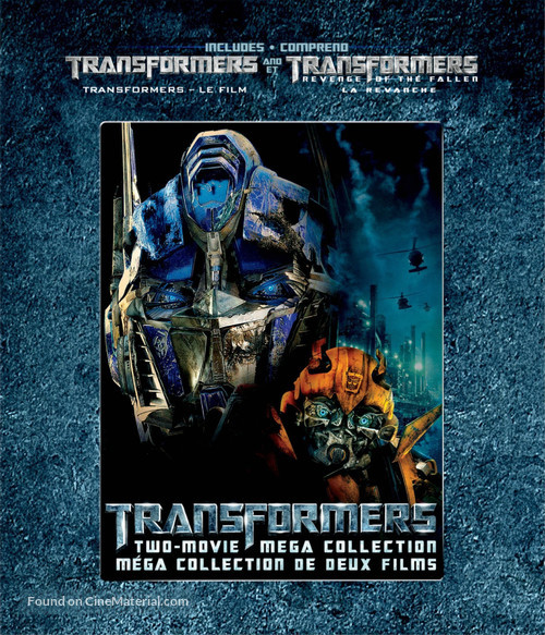 Transformers: Revenge of the Fallen - Canadian Blu-Ray movie cover