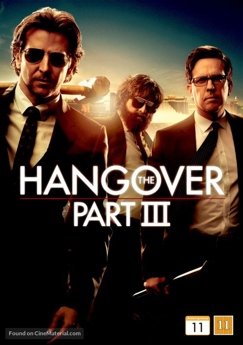 The Hangover Part III - Danish DVD movie cover
