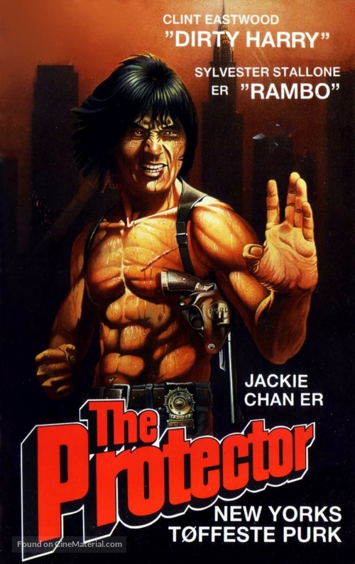 The Protector - Norwegian VHS movie cover
