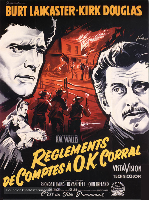 Gunfight at the O.K. Corral - French Movie Poster
