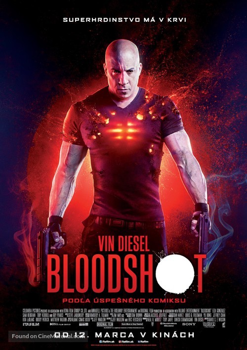 Bloodshot - Slovak Movie Poster
