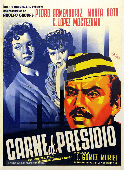 Carne de presidio - Mexican Movie Poster