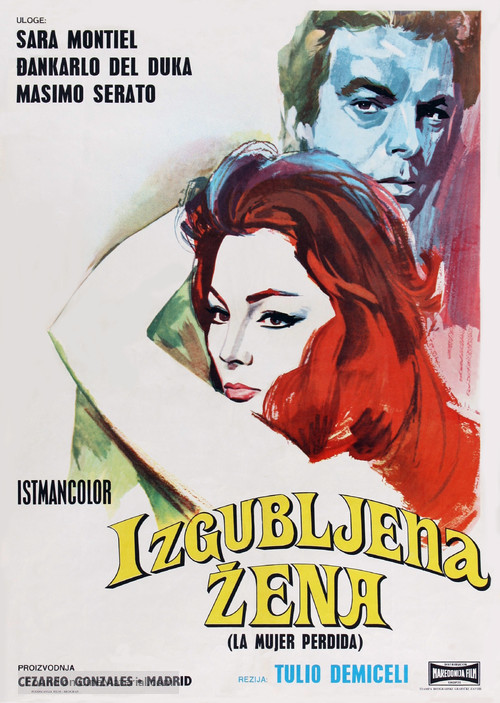 La mujer perdida - Yugoslav Movie Poster