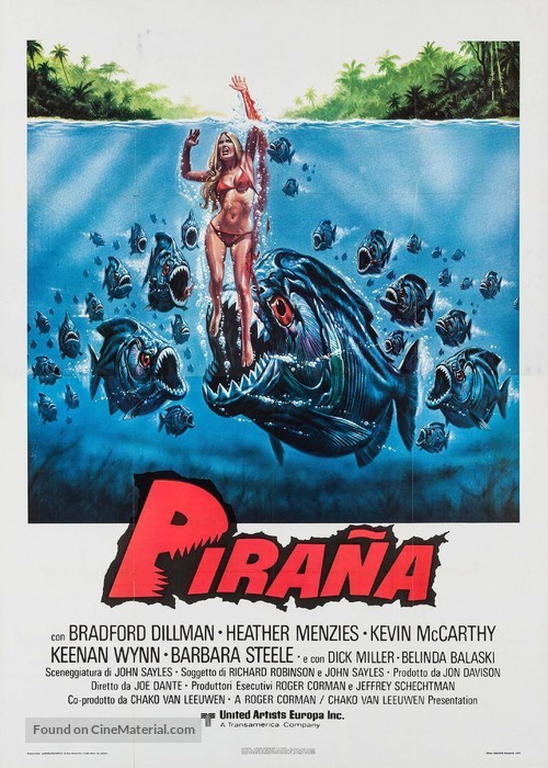 Piranha - Italian Movie Poster