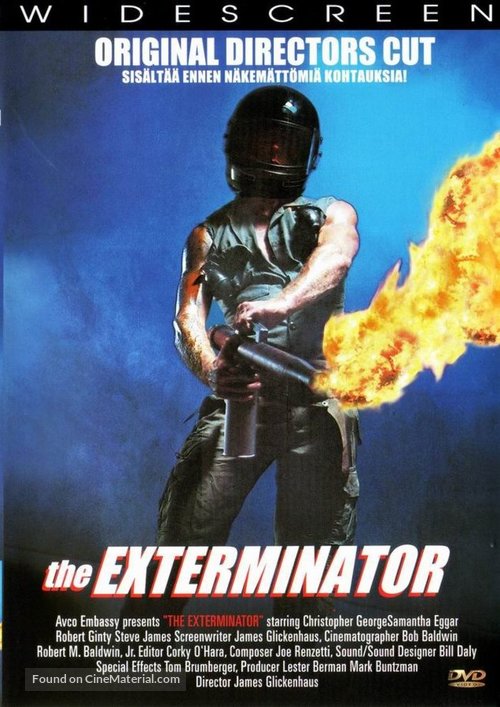 The Exterminator - Finnish Movie Cover