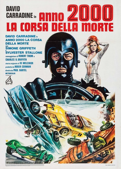 Death Race 2000 - Italian Movie Poster