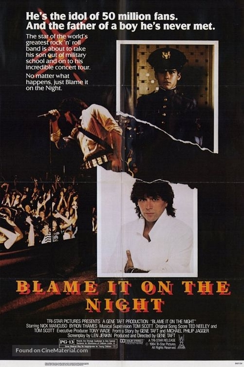 Blame It on the Night - Movie Poster