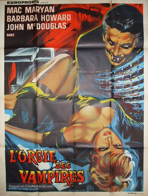 Mostro dell&#039;opera, Il - French Movie Poster