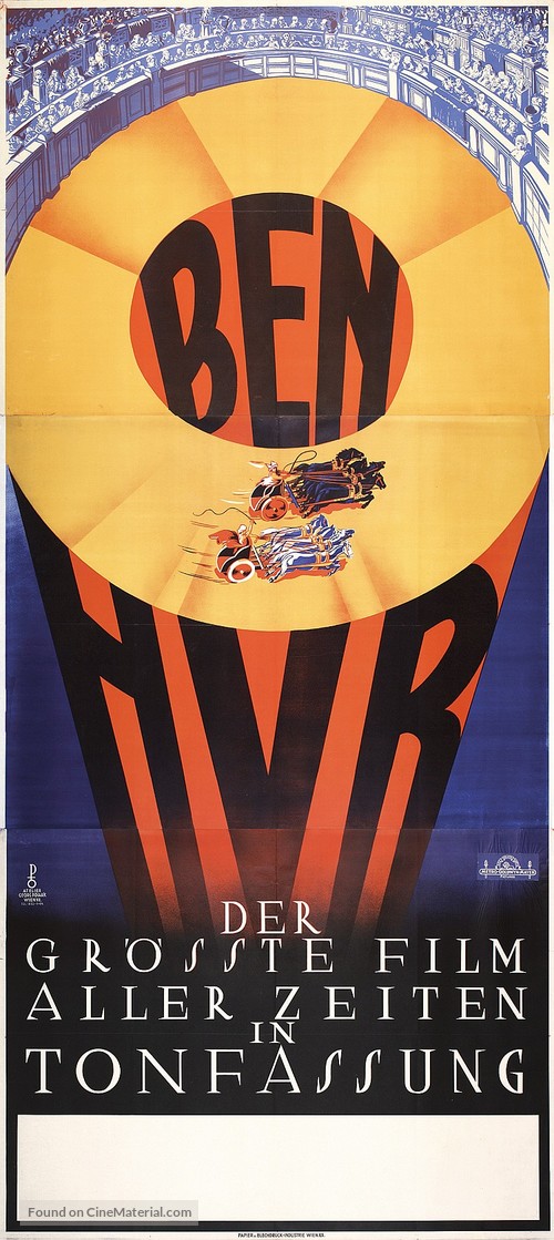 Ben-Hur - Austrian Movie Poster