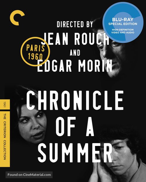 Chronique d&#039;un &eacute;t&eacute; (Paris 1960) - Blu-Ray movie cover