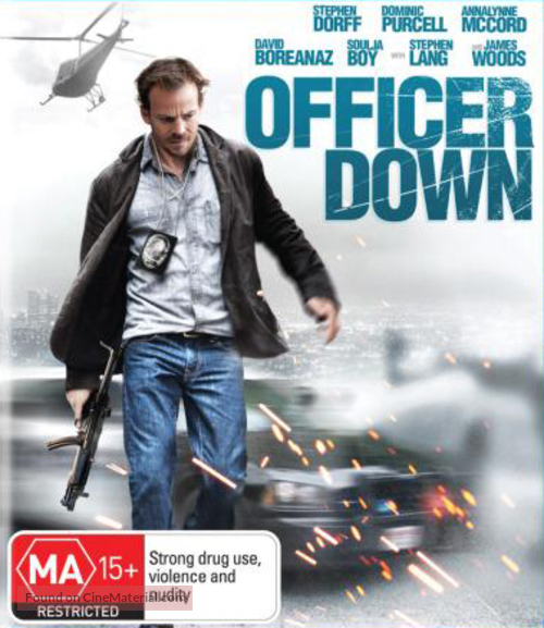 Officer Down - Australian Blu-Ray movie cover