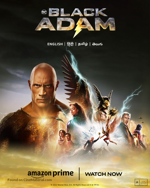 Black Adam - Indian Movie Poster
