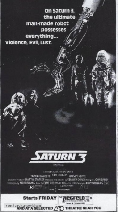 Saturn 3 - poster