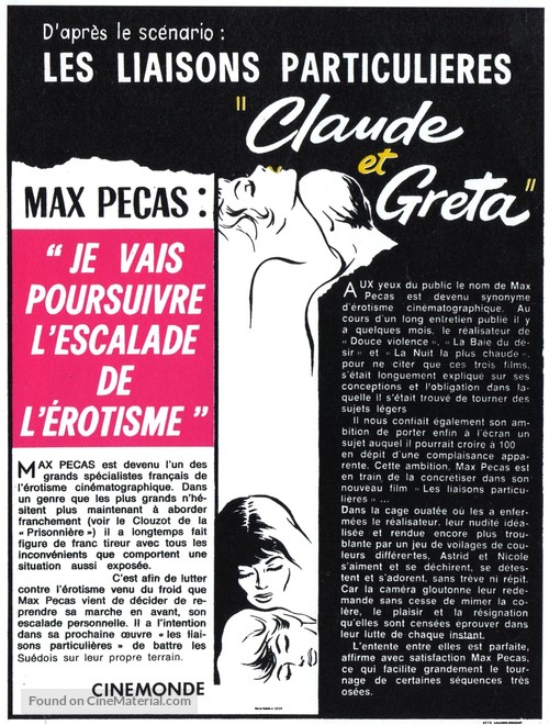 Claude et Greta - French Movie Poster
