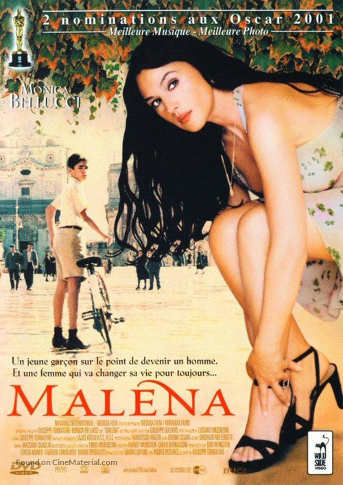 Mal&egrave;na - French DVD movie cover
