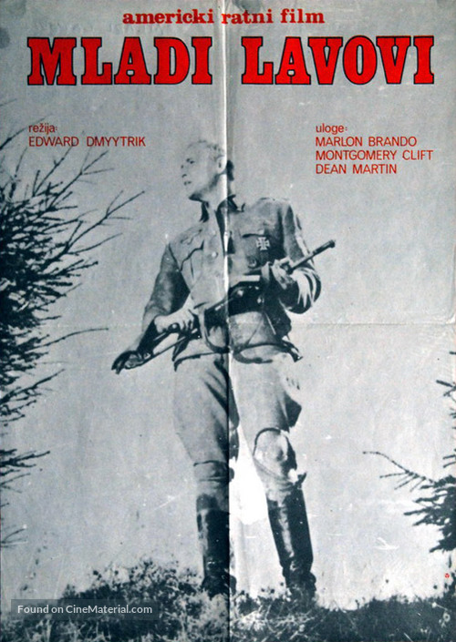 The Young Lions - Yugoslav Movie Poster