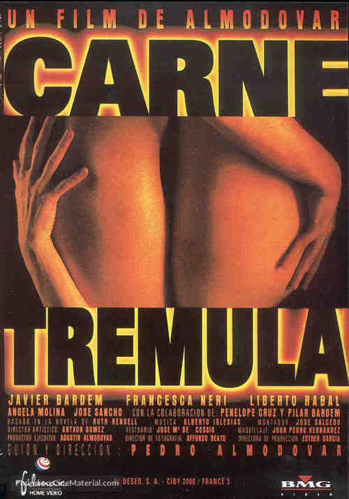 Carne tr&eacute;mula - Spanish Movie Cover