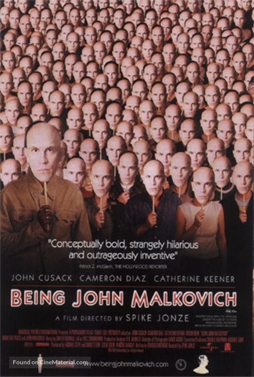 Being John Malkovich - Movie Poster