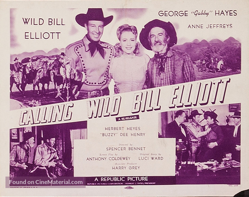 Calling Wild Bill Elliott - Movie Poster