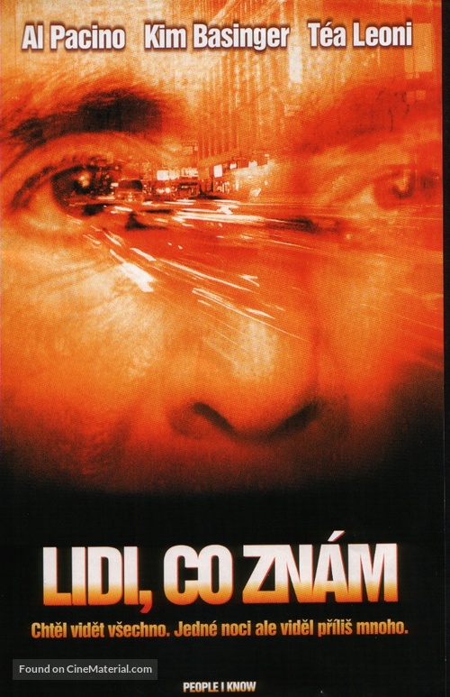 People I Know - Czech poster