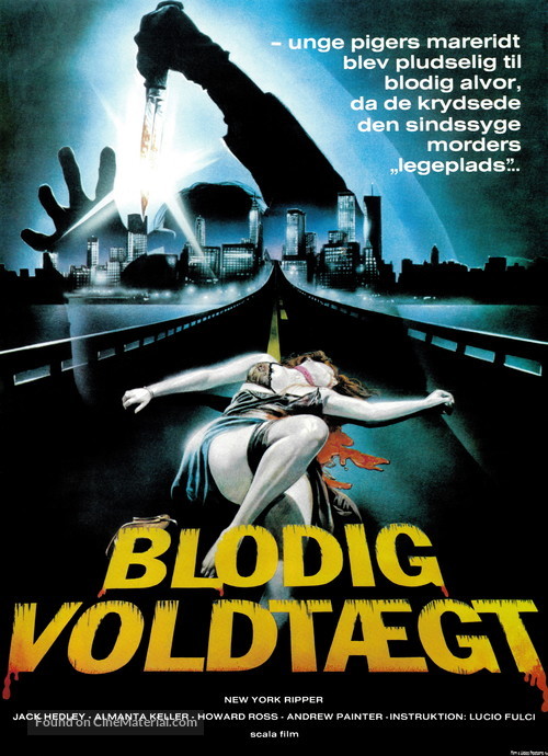 Lo squartatore di New York - Danish Movie Poster