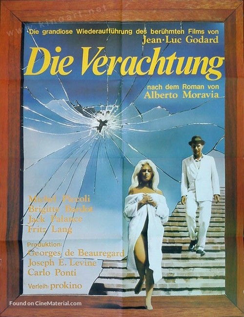 Le m&eacute;pris - German Movie Poster