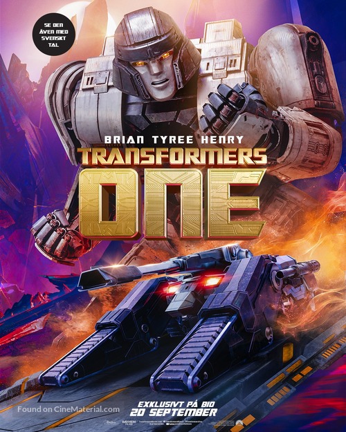 Transformers One - Swedish Movie Poster