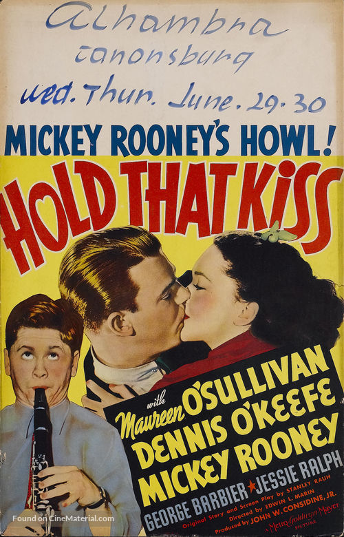 Hold That Kiss - Movie Poster