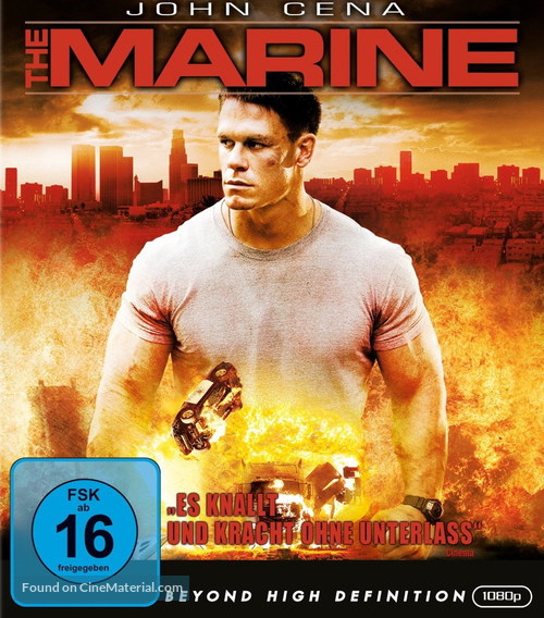 The Marine - German Blu-Ray movie cover
