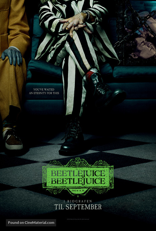 Beetlejuice Beetlejuice - Danish Movie Poster