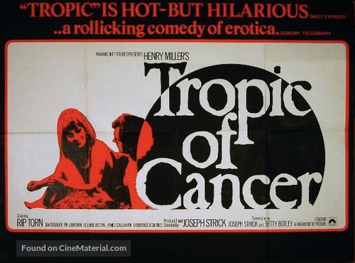 Tropic of Cancer - British Movie Poster