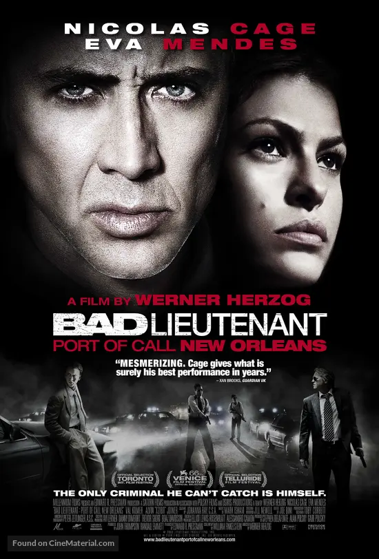 Bad Lieutenant: Port of Call New Orleans - Movie Poster