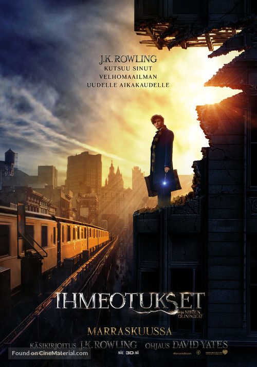 Fantastic Beasts and Where to Find Them - Finnish Movie Poster