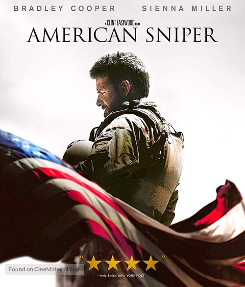 American Sniper - Blu-Ray movie cover