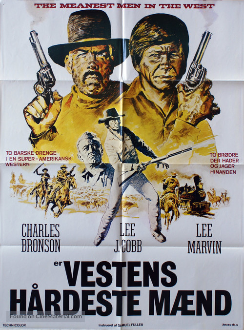 The Meanest Men in the West - Danish Movie Poster