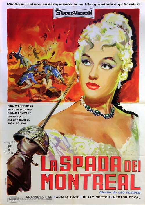 Los hermanos corsos - Italian Movie Poster