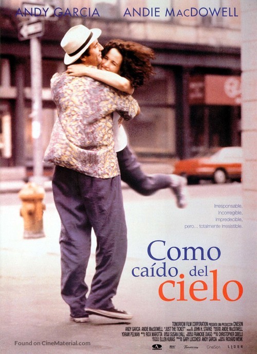 Just the Ticket - Spanish Movie Poster
