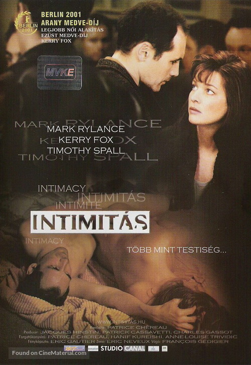 Intimacy - Hungarian Movie Cover