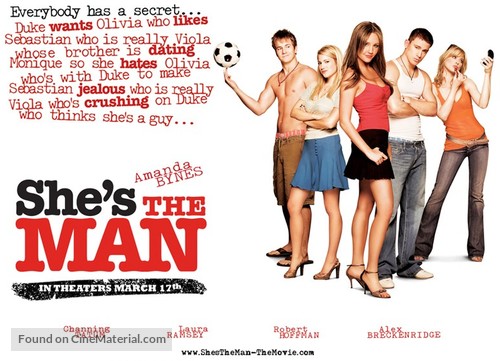 She&#039;s The Man - British Movie Poster