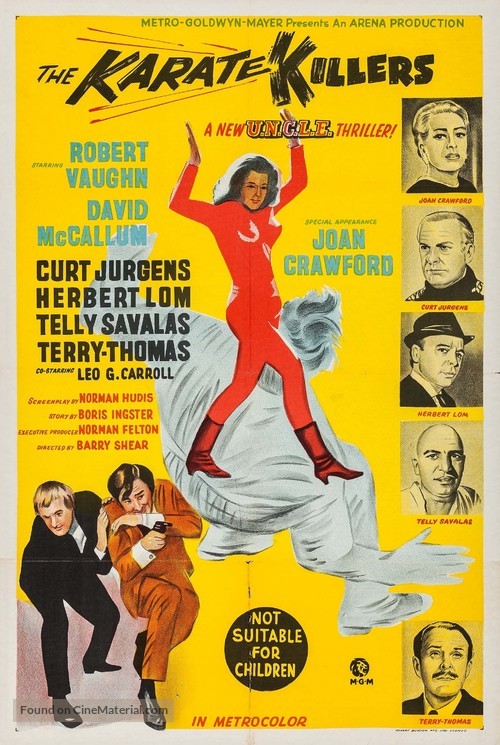 The Karate Killers - Australian Movie Poster
