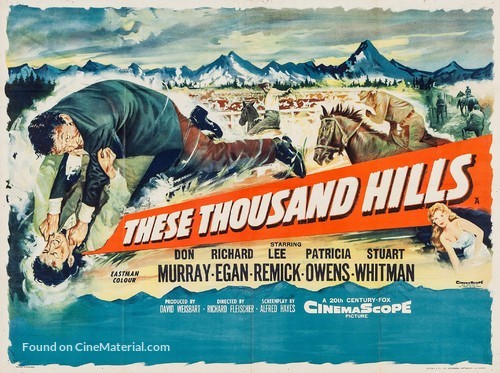 These Thousand Hills - British Movie Poster