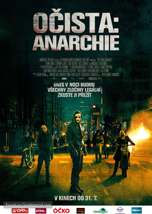 The Purge: Anarchy - Czech Movie Poster