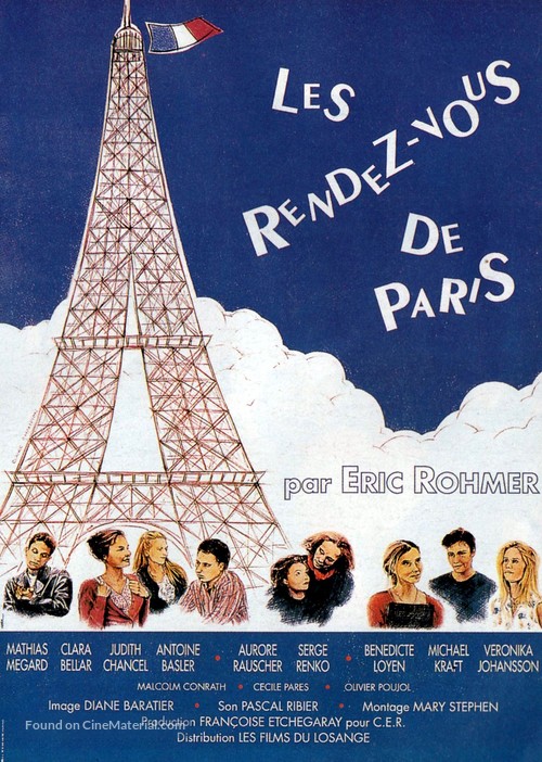 Les rendez-vous de Paris - French Movie Poster
