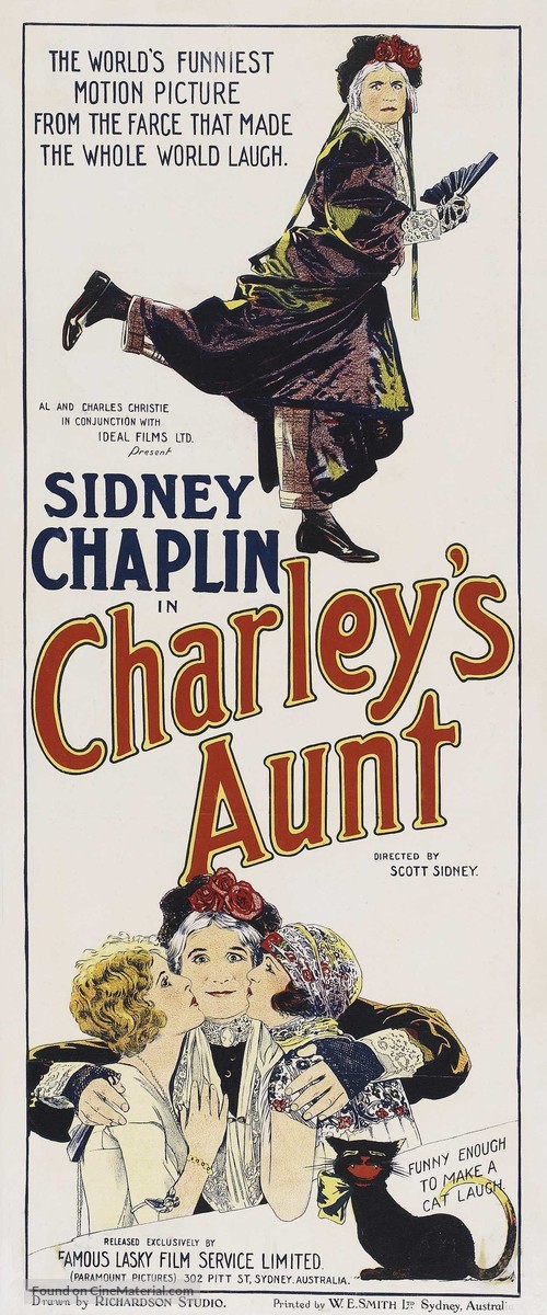 Charley&#039;s Aunt - Australian Movie Poster